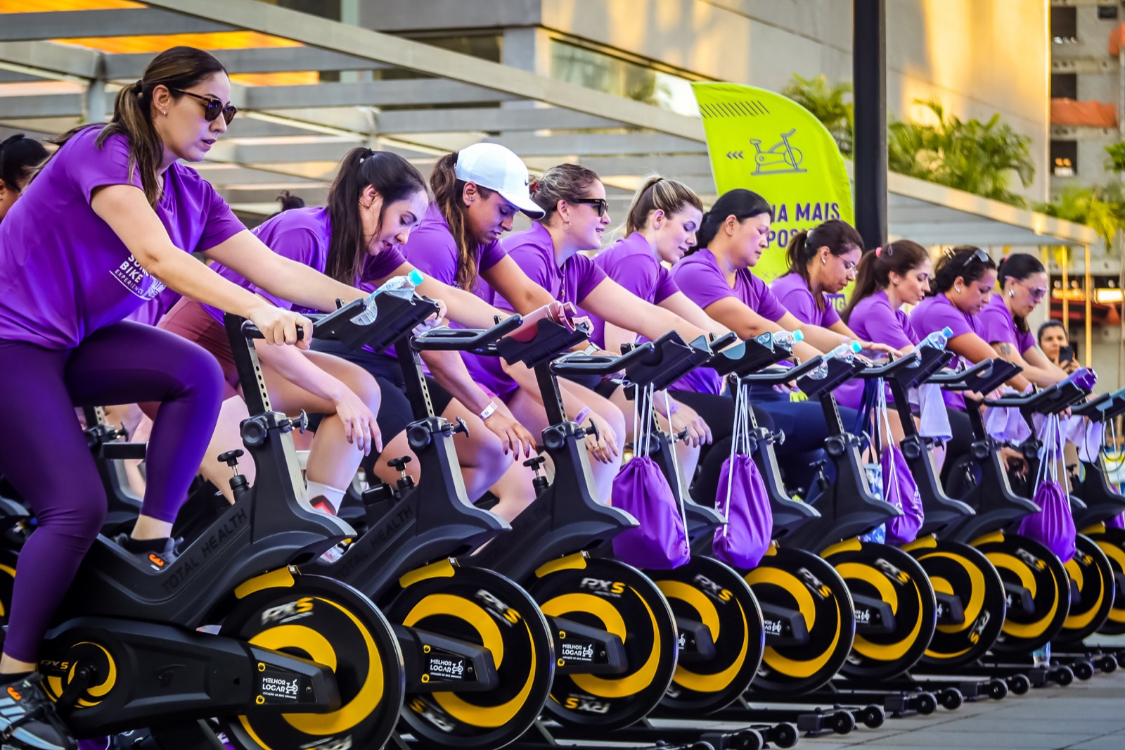 Aulão de spinning corporativo da Melhor Locar